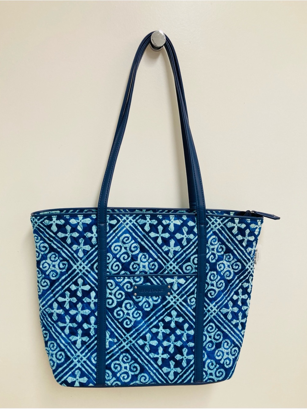Vera Bradley Small Vera Tote Cuban Tiles print - Picture 2 of 4